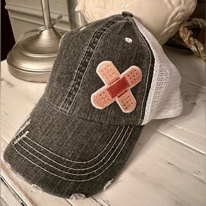 NEW! Bandaid Boo Boo Nurse Baseball Hat